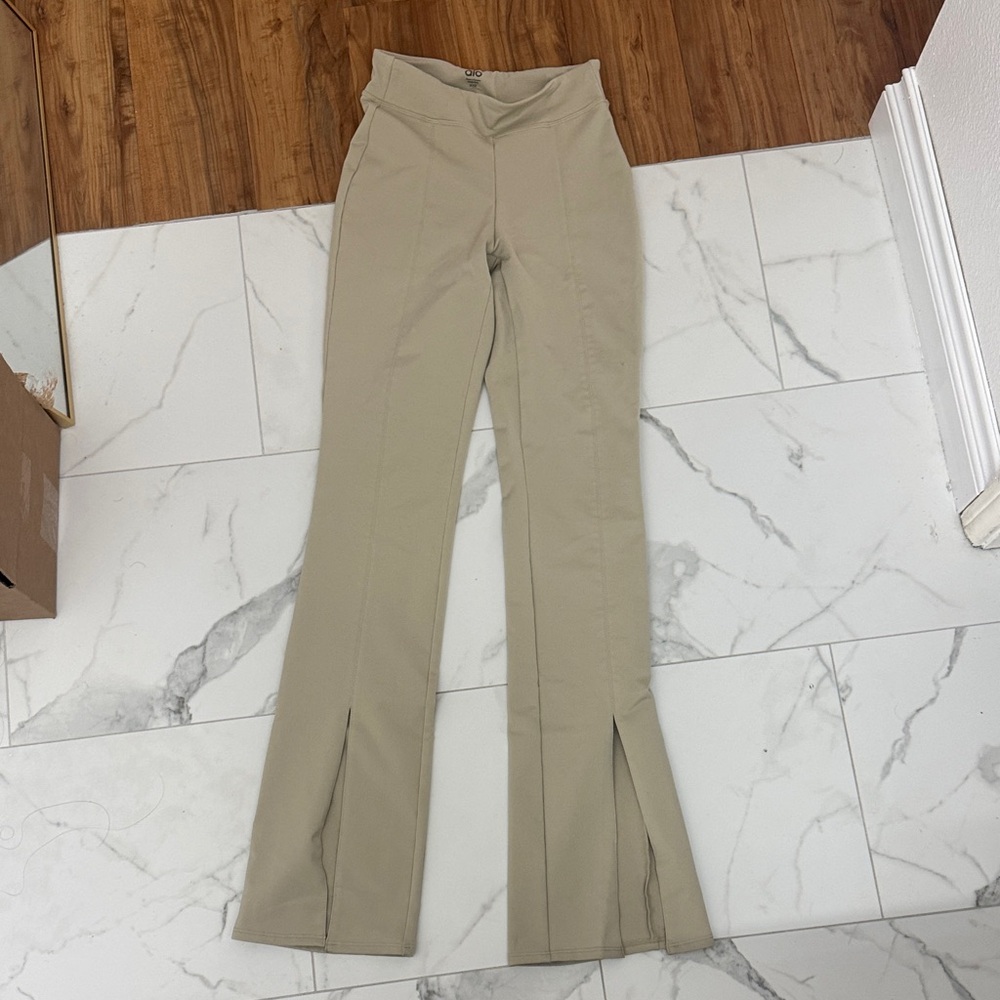 ALO Yoga Tan Boot Cut Pants